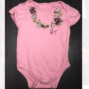 Betsey Johnson Pink Butterfly One Piece